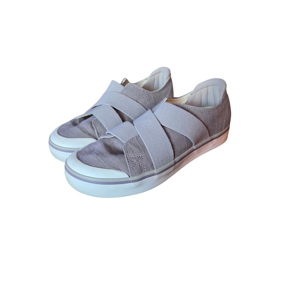 Keen Elsa III Gore Steel Gray Cross Strap Slip On Sneakers Womens 9.5 Gorpcore